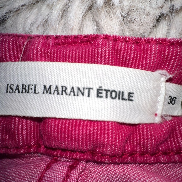 Isabel Marant Etoile Ivo Skinny Zipper Cords Corduroy Pants, size 36/4 - Picture 7 of 13
